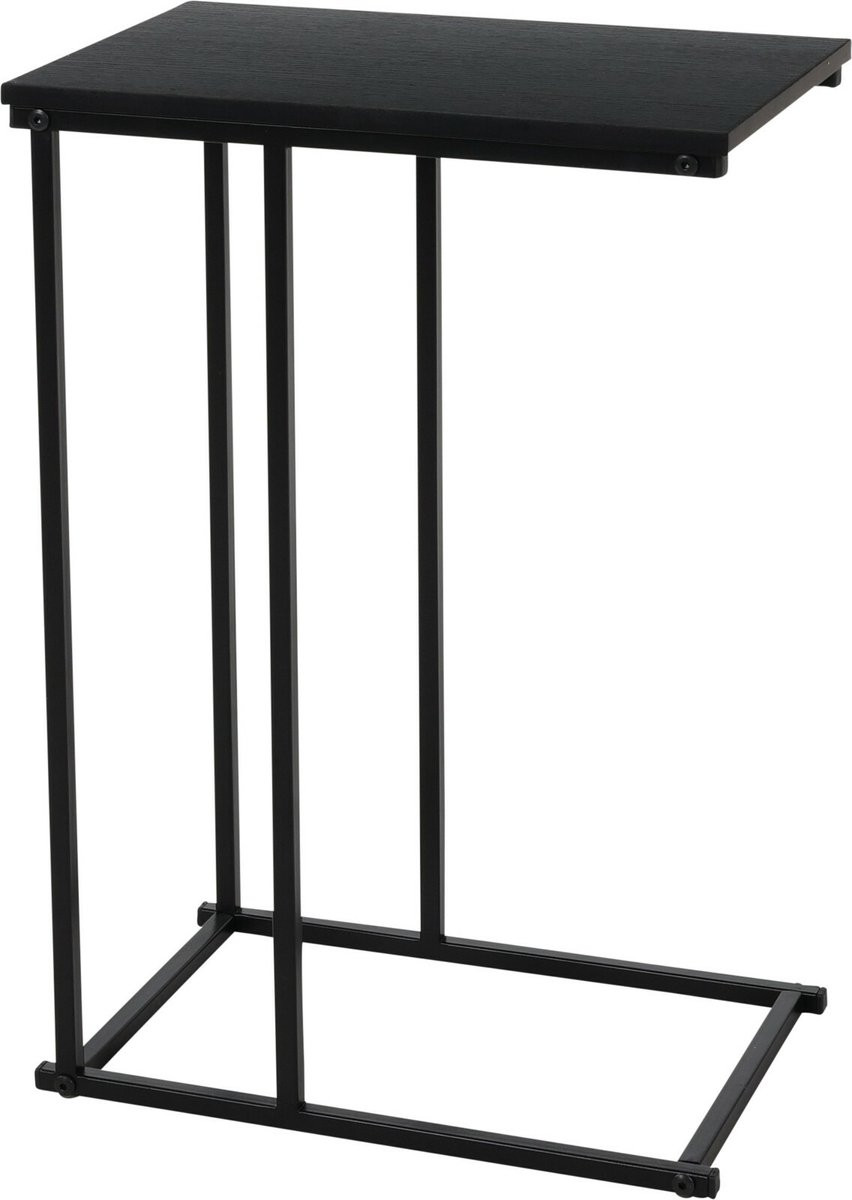 H&S Collection Bijzettafel met MDF tafelblad - Zwart