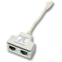EFB Elektronik K5126.015 Kabeladapter RJ-45 2 x RJ-45 Weiß