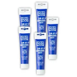 5x Schmierfett LIQUI MOLY 3510 LM 47 Langzeitfett + MoS2 Spezialfett Fett 100g