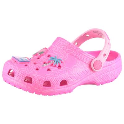 Clog CROCS "Kids' Barbie Classic Clog", Mädchen, Gr. 37, Croslite™, pink (rosa, pink), Schuhe Clog, Barbie Clog, Badeschuh, wasserfreundlich und schwimmfähig