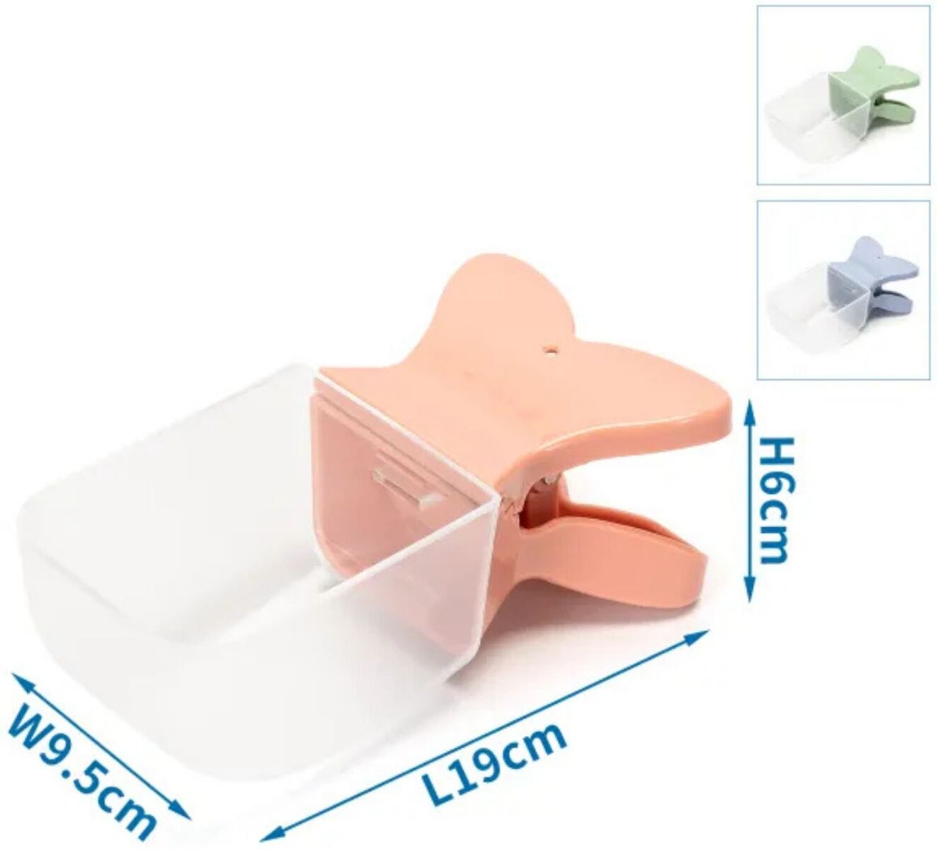 Nobleza Paletta per Cibo con Clip per Sacchetti Colori Assortiti