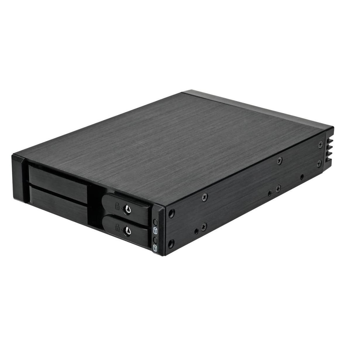 Silverstone SST-FS202B-V2 - Aluminium Trayless Hot Swap Mobile Rack Backplane / Internal Hard Drive (SST-FS202B-V2)