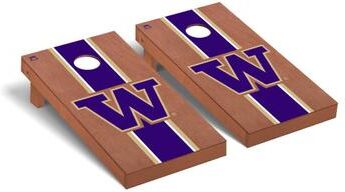 Skip's Garage Washington Huskies 2x4 Pro Cornhole Boards - V6