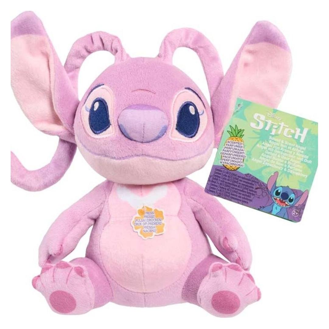 Just Play Disney Stitch Sound and Scent Small Plush - Angel, Kids Toys for Ages 2 Up (30895/30943)