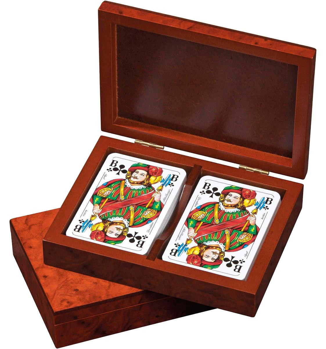 Philos-Spiele Rommé-kaarten met kaartendoos