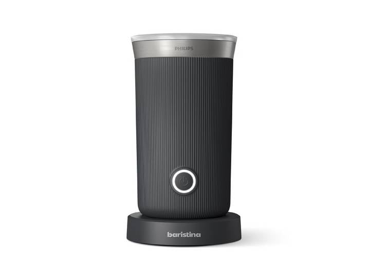PHILIPS baristina Milchaufschäumer BAR311, Antihaftbeschichtung, leichte Reinigung, warmer und kalter Milchschaum, 120 ml Fassungsvermögen