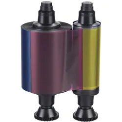 Evolis, Beschriftungsband, Colour ribbon (YMCKO)