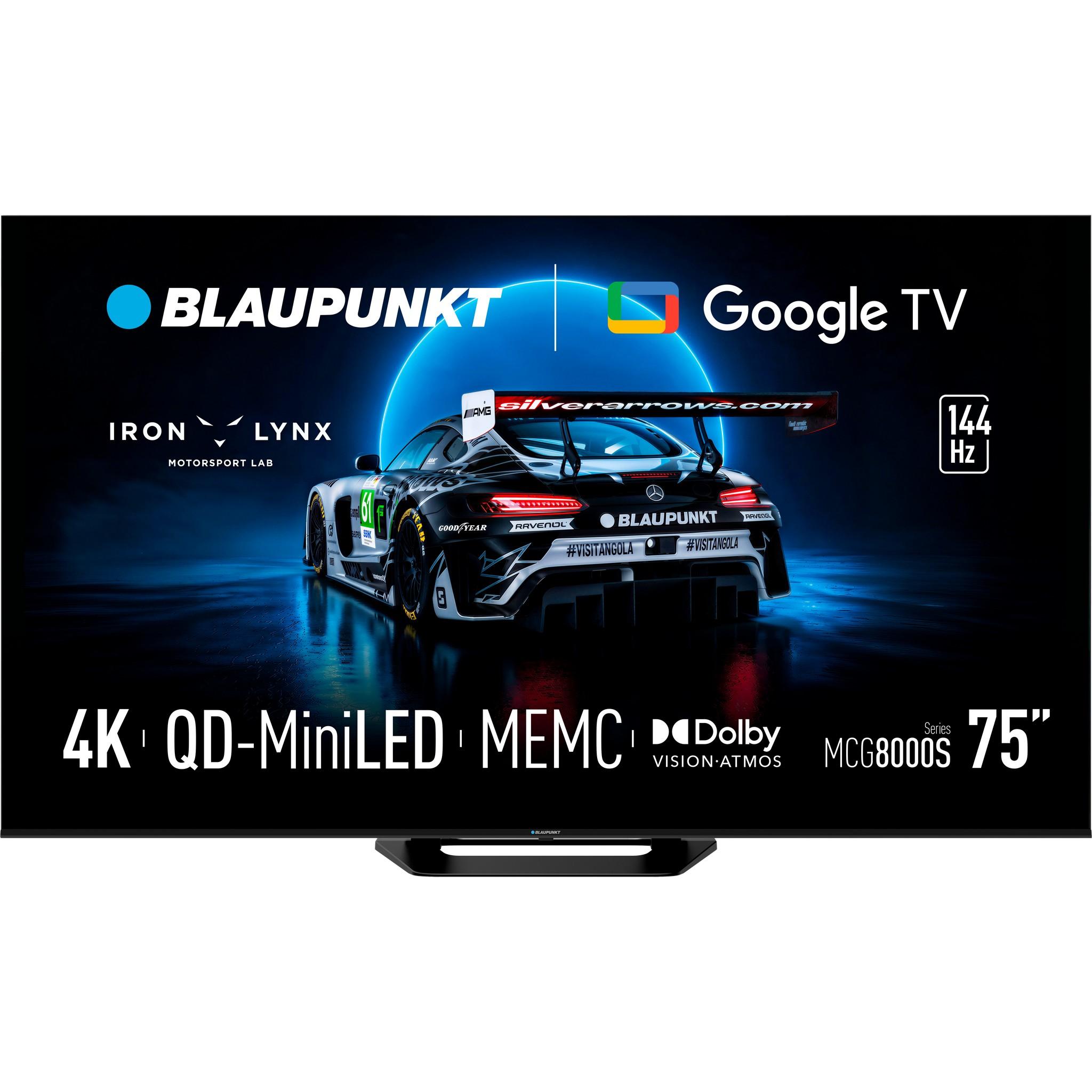 Blaupunkt 75MCG8000S 75" 4K UHD Mini LED Smart TV Google TV 5.0 144 Hz Dolby Vision Dolby Atmos