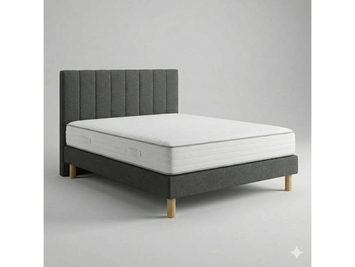 Ensemble Essenzia EXCEPTION 1000 + Sommier Tradition Graphic 13 cm + Pieds 160x210 Anthracite Ressorts