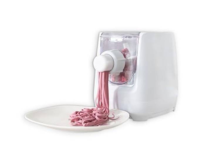 Unold 68820 Nudelmaschine Nora, Perfekte Nudeln Selbstgemacht, bis zu 700 g frischen Nudelteig, einfache Reinigung, 13 Matrizen, vegan, glutenfrei. 260 Watt