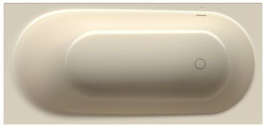 Bette BetteComodo Badewanne 1642-006 170x75x45cm, Überlauf vorne, Fußende rechts, jasmin