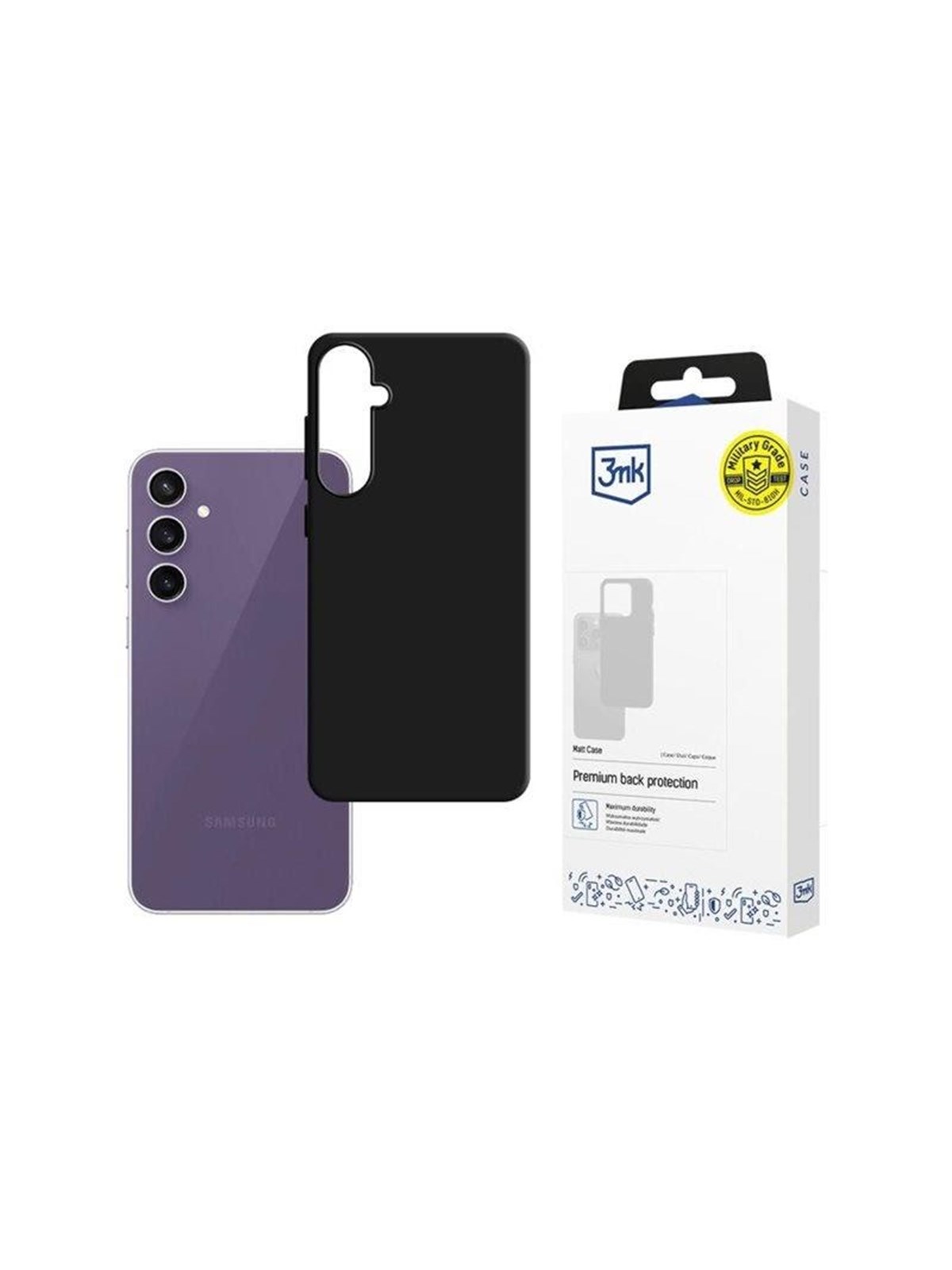 3mk Matt Case - protective cover for mobile phone