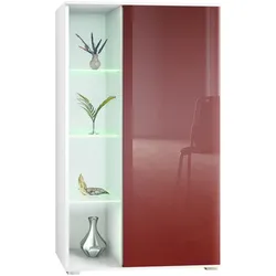 VITRINE Davos Bordeaux Hochglanz