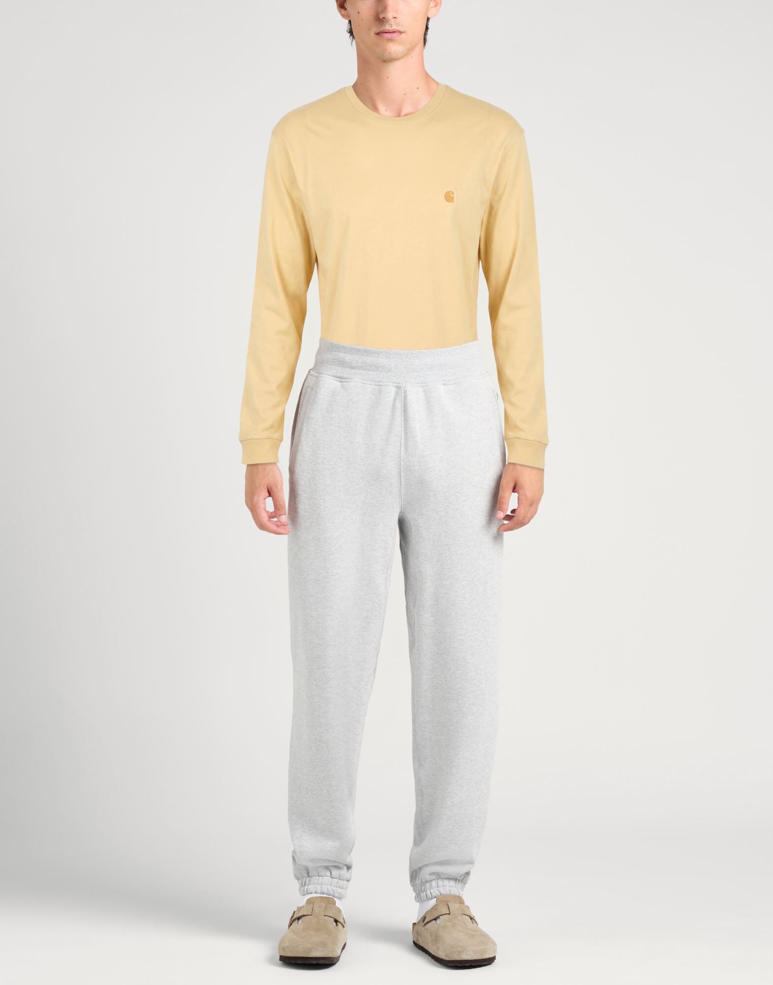Carhartt Camiseta Hombre Amarillo pastel XXL Hombre