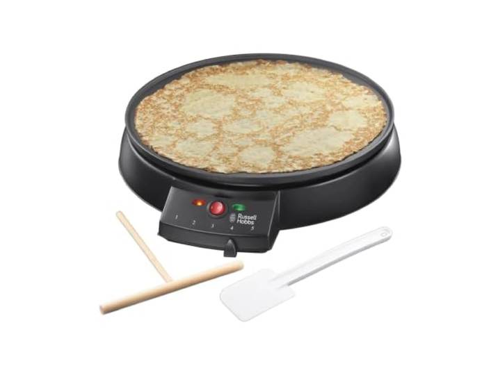 Russell Hobbs Fiesta crêpemaker Anti-aanbaklaag 30 cm diameter voor feestpannenkoek Instelbare thermostaat - 20920-56