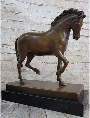 Bronzhaus Tang Imitative Horse By Barye Art Deco Modern Bronze Sculpture Figurine Hot Cast Statue