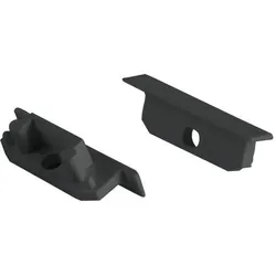 Brumberg 53164080 Endkappen-Set zu LED-Einbauprofil 53653080, schwarz