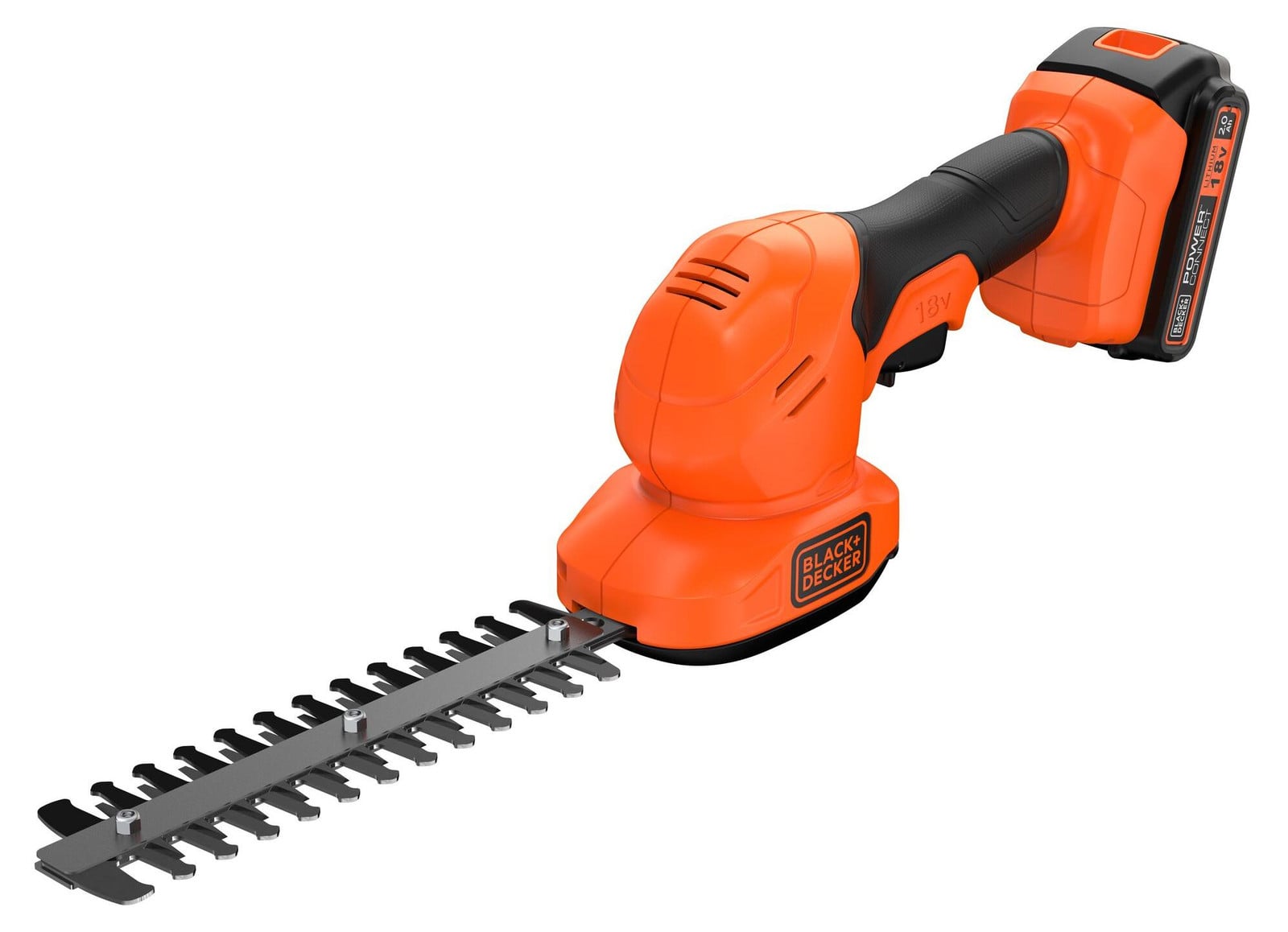 Black & Decker Accu-grasmaaier en heggenschaar 18V 2.0Ah BCSS18D1
