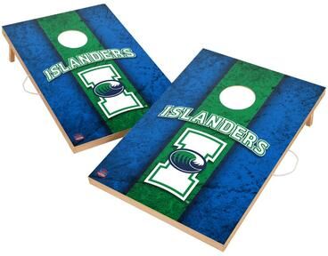 Skip's Garage Vintage Texas A&M Corpus Christi Islanders Regulation 2x4 Cornhole Set