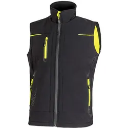 U-Power Softshell-Weste Universe - black carbon - S