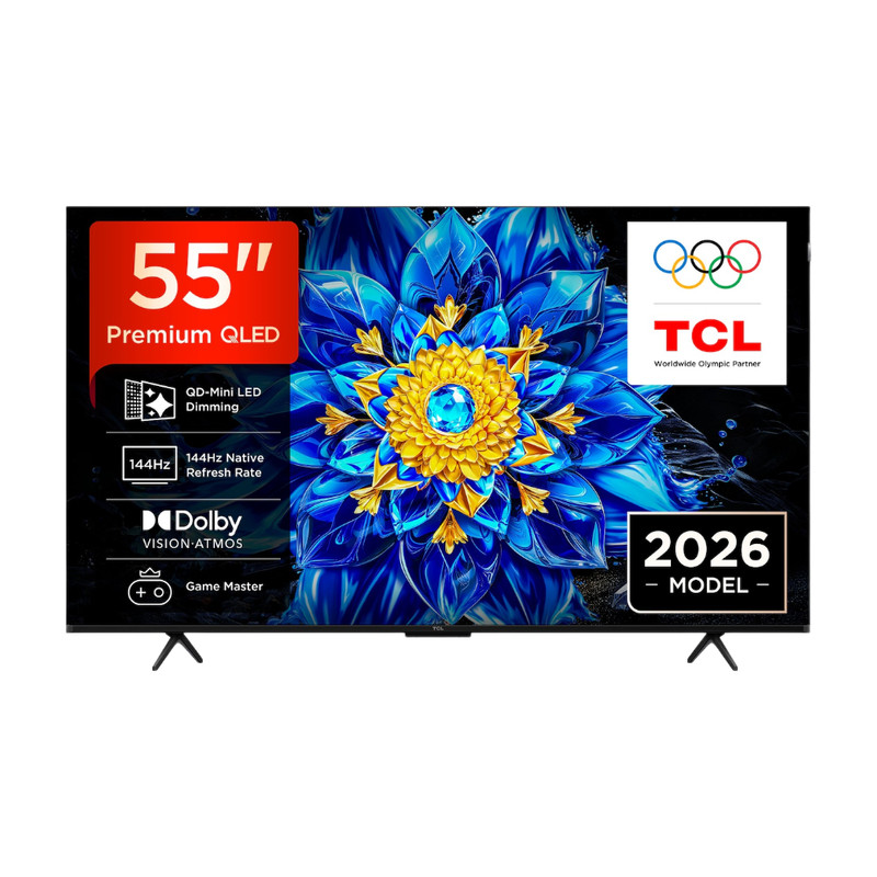 TCL T8D 55 inch 4K QD-Mini LED Smart TV (2026)