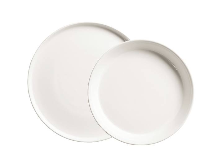 Geschirr-Set Sita Weiss Porzellan 12 Stk - Geschirr-Set