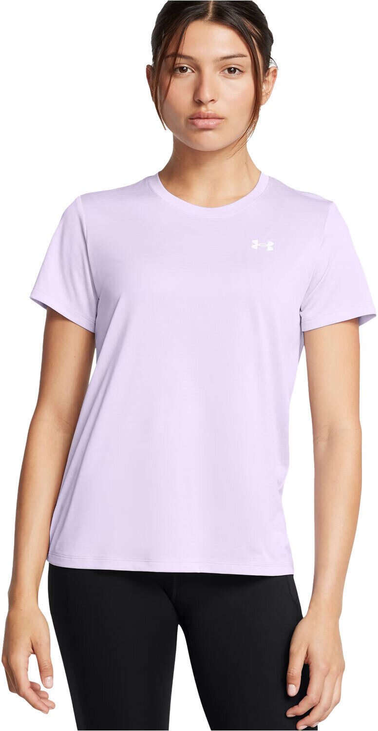Under Armour tech camisetas fitness mujer Morado
