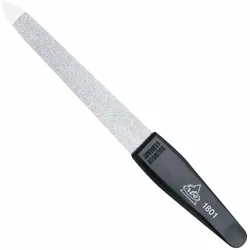 Erbe Saphir-Flachfeile mit Griff, grob/fein, verchromt 10 cm - 91801