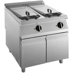 KBS Elektro-Fritteuse 2 Becken je 22 L Standgerät 36kW elektr. Steuerung