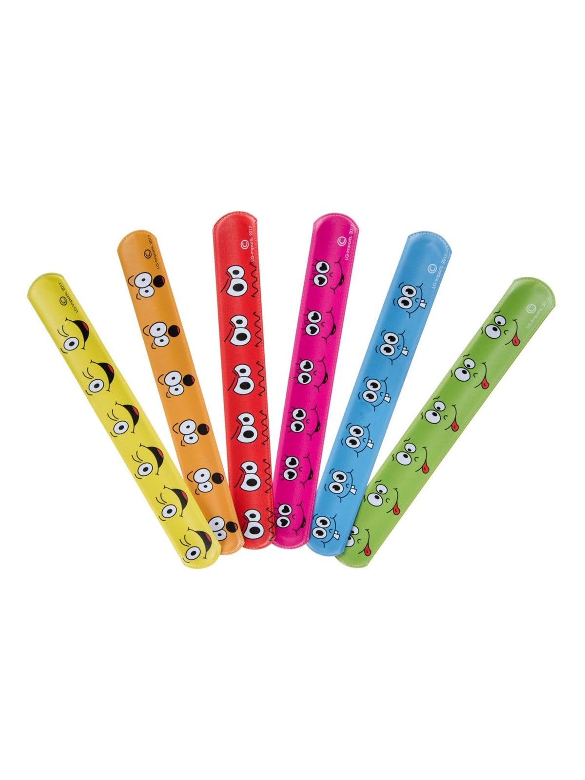 LG-Imports Slap bracelet Smile face (Assorted)