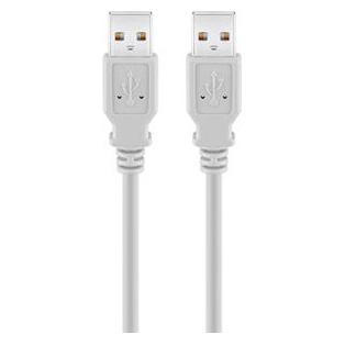 Neutral USB-Kabel USB-A - USB-A 1,8 m Grau (1.80 m, USB 2.0) (35545033)