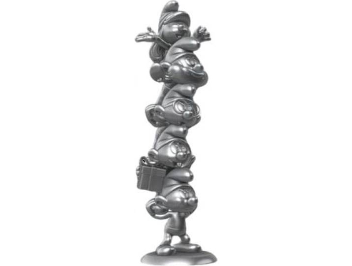 Collectoys The Smurfs Statue Smurfs Column Silver Limited Edition 50 cm Beeld