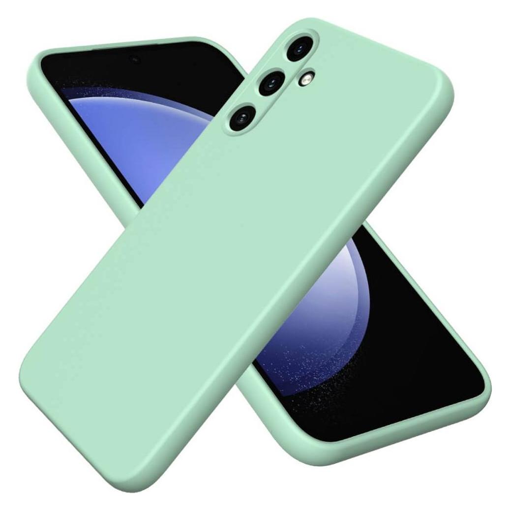 Cover-Discount Galaxy A35 - Silikon Gummi Hülle grün (Samsung Galaxy A35) (660174435B)