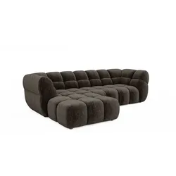 Ecksofa Phantom Stoff Blau Dunkelblau