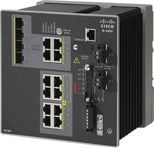 Cisco IE-4000-4T4P4G-E, Managed, L2, Fast Ethernet (10/100), Vollduplex, Power over Ethernet (PoE)