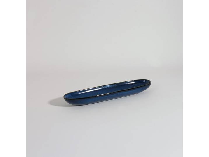 Blaue Keramikschale