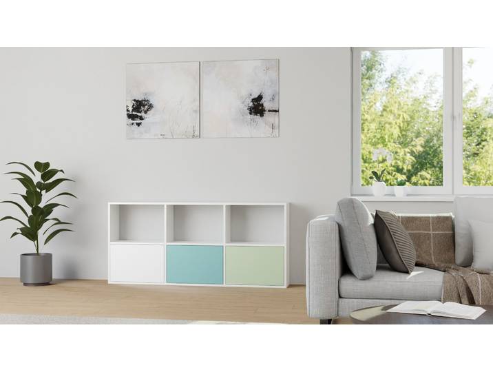 Kinderzimmer Regal MDF Beschichtet MDF Weiß matt