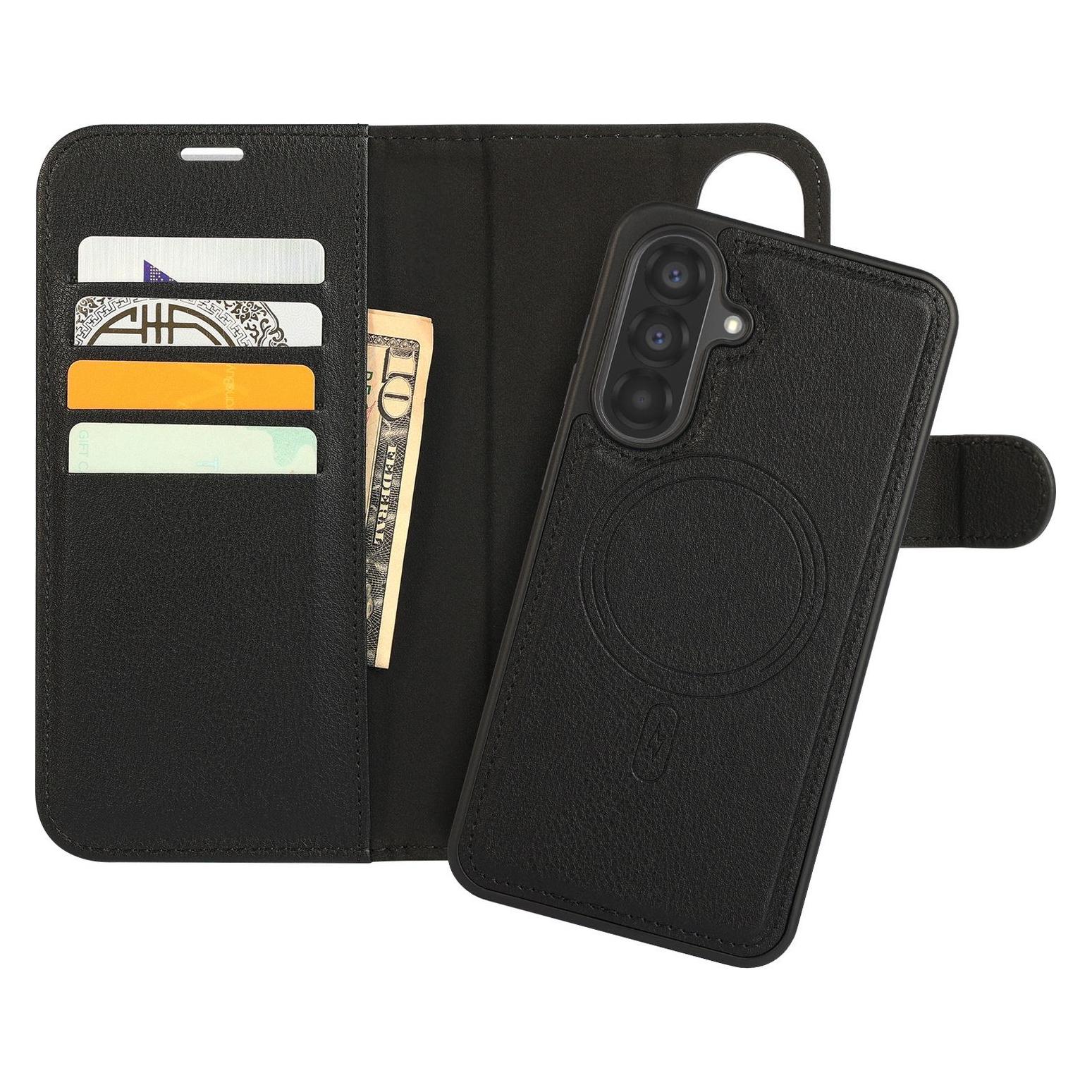 Iiglo Galaxy A56 2-i-1 Wallet cover (sort) (Samsung Galaxy A56) (II-A56-DW-MAG)