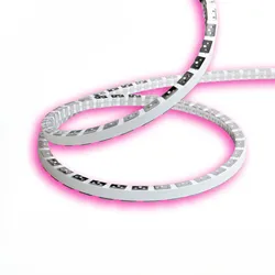 Alcapower Snake Flex LED-Streifen 20m IP65 230V 12W/m Pink, flexible Deko-Beleuchtung aus Silikon, hohe Energieeffizienz.