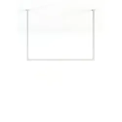 Metallbude Kleiderstange Rubi 60x60 Stahl Weiß