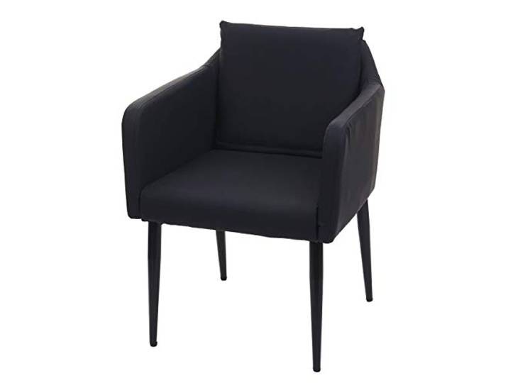 Mendler Esszimmerstuhl HWC-H93 - Kunstleder schwarz