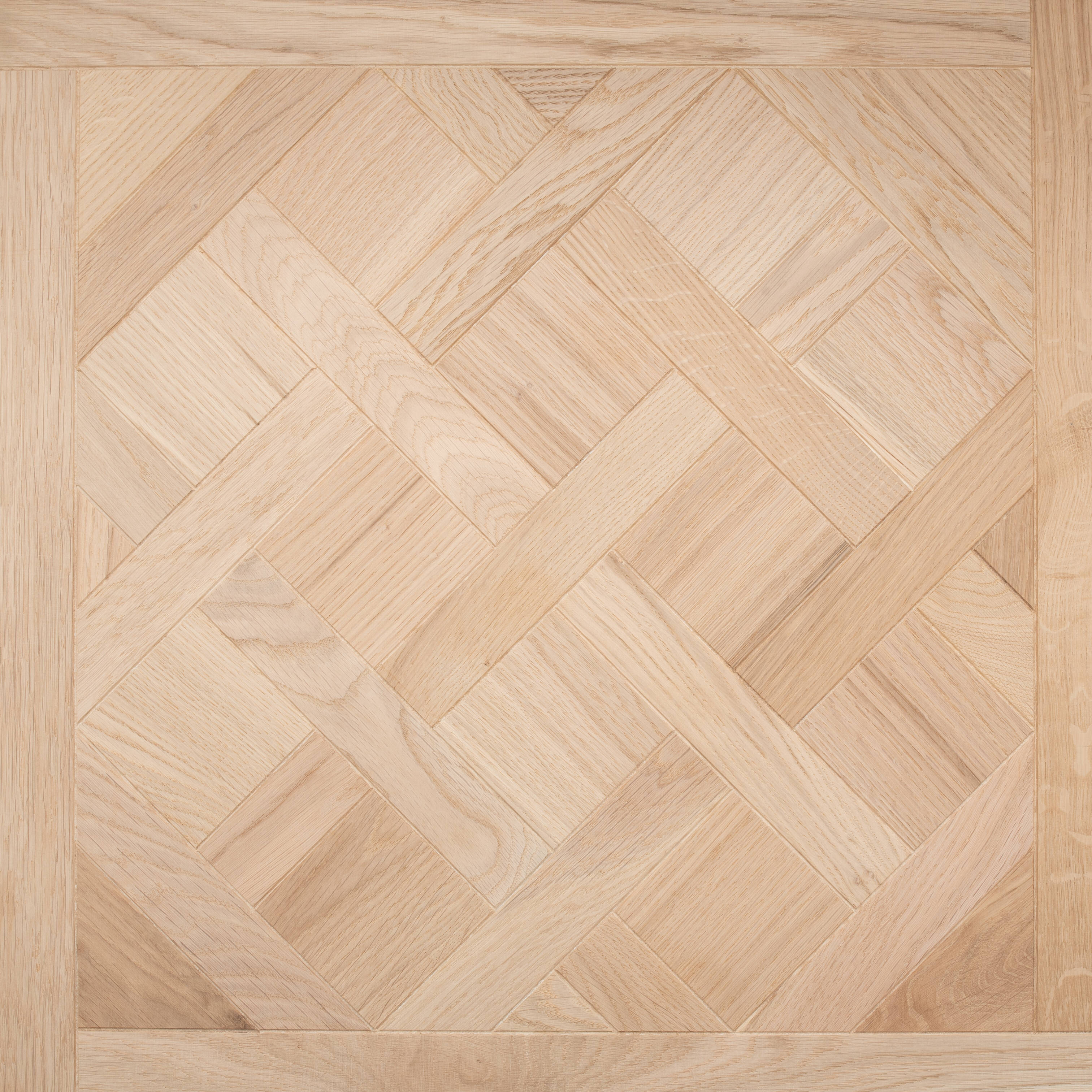 Luxury Flooring Versailles Light Engineered Oak Brushed & Unfinished Flooring - 14mm x 600mm x 600mm