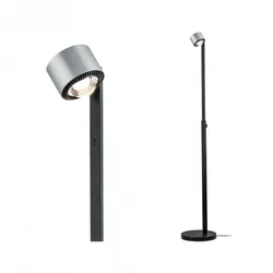 PAULMANN Aldan Steh-Leseleuchte dim LED 1x15,5W Schwarz/Alu gebürstet 230V Aluminium