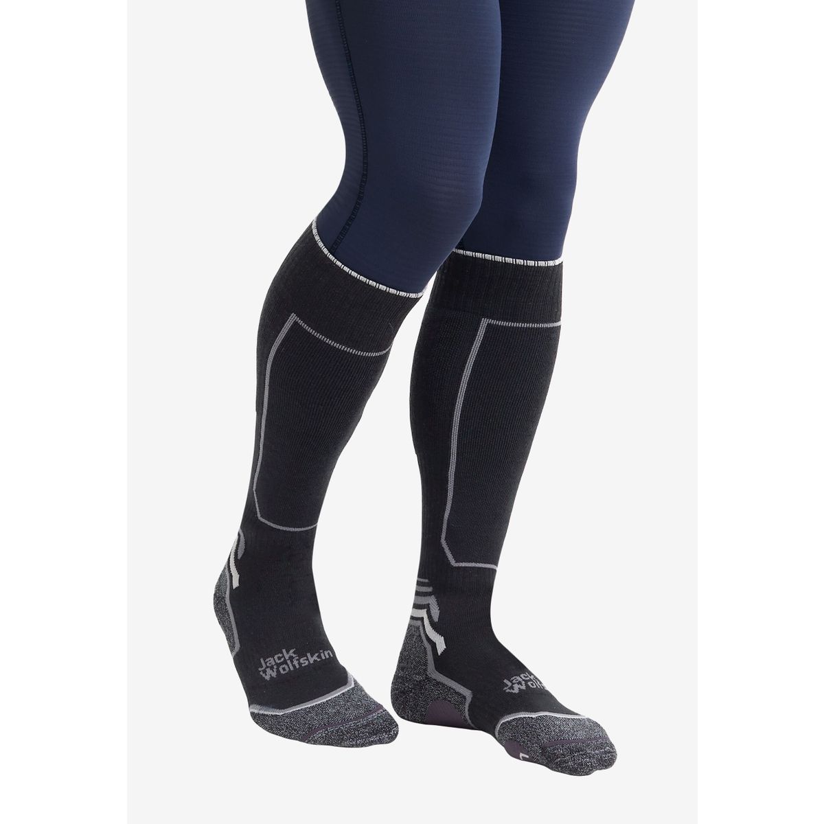 Jack Wolfskin Ski Merino Sock H C black (6000) 47-49 A65244_6000_C09