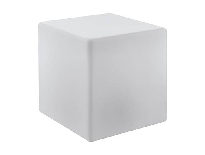 EGLO Außen-Würfelleuchte Bottona Outdoor Leuchtwürfel zur Garten Beleuchtung, quadratische Würfel Gartenleuchte, weiß, 30x30 cm, E27 Fassung