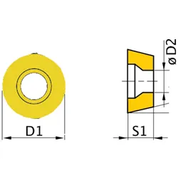 Optimum HM-Ersatzwendeplatten ISO RNMM1003MO