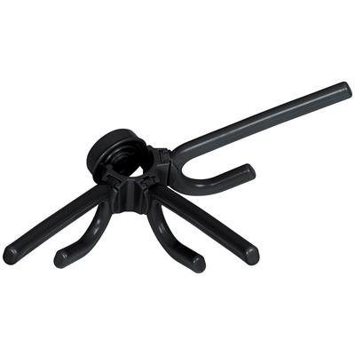 Kleiderhaken WENKO "Herkules", schwarz, B:29cm H:12,5cm L:15cm, Kunststoff, Haken, Kleiderhaken, ohne Bohren