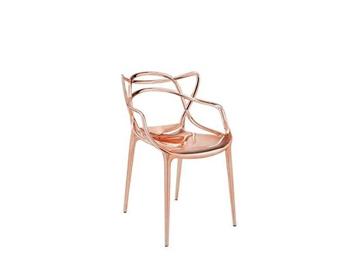Kartell MASTERS Chaise lot de 2\, cuivre