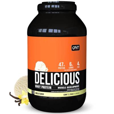 QNT Delicious Whey Protein Powder Vanilla Cream 2,2 kg Pulver