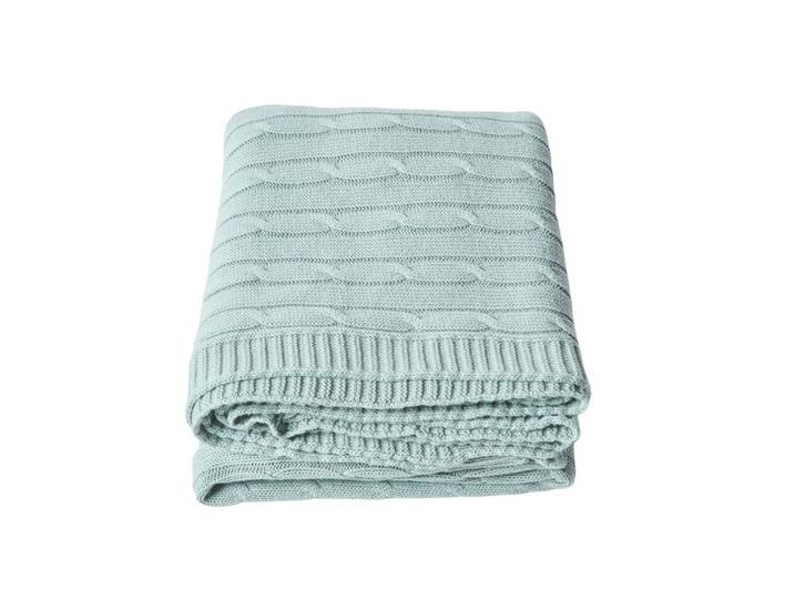 STRICKDECKE 150/200 cm, Baumwolle mit Rautenmuster